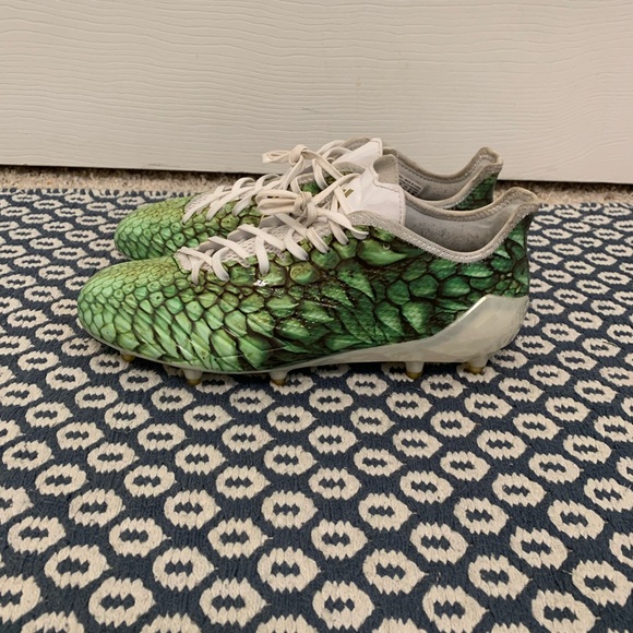 NEW RARE Adidas Adizero 5-Star 6.0 'Dragon Eat' Football Cleats Men's Size 9 - Picture 3 of 5